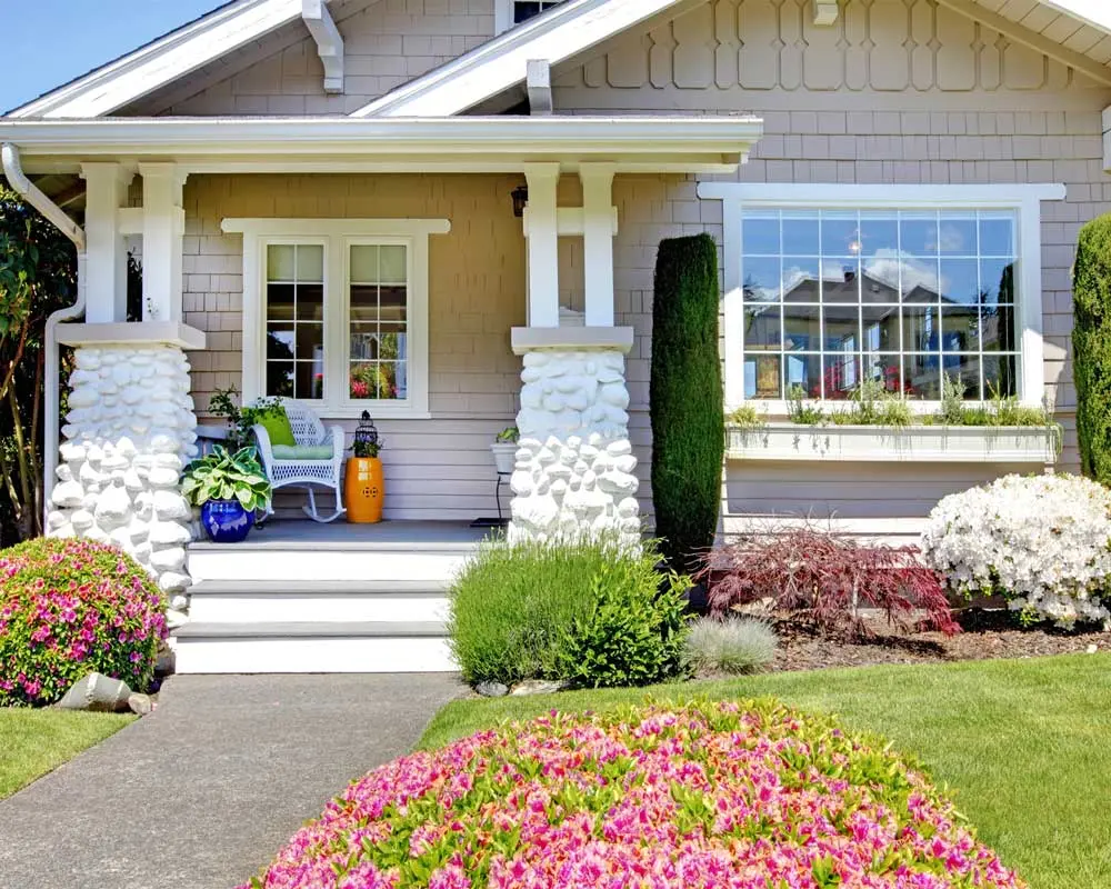 Beautiful ranch home with front porch